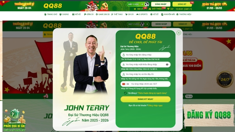 Đăng Ký QQ88 2026 – Tạo Tài Khoản Nhanh Nhận Thưởng - win593.lol