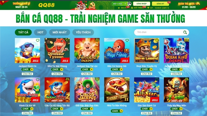 Bắn Cá QQ88 – Trải Nghiệm Game Săn Thưởng Và Lưu Ý An Toàn - win593.lol