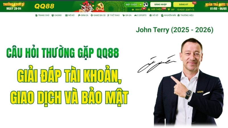 Câu Hỏi Thường Gặp QQ88 – Giải Đáp Tài Khoản, Giao Dịch Và Bảo Mật - win593.lol